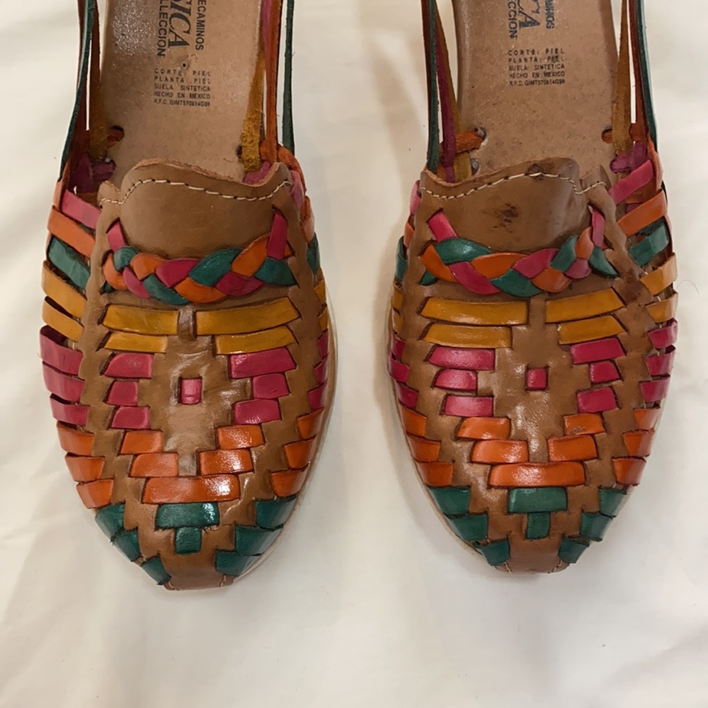 Never worn authentic leather huaraches from GTO MX - Picture 6 of 8